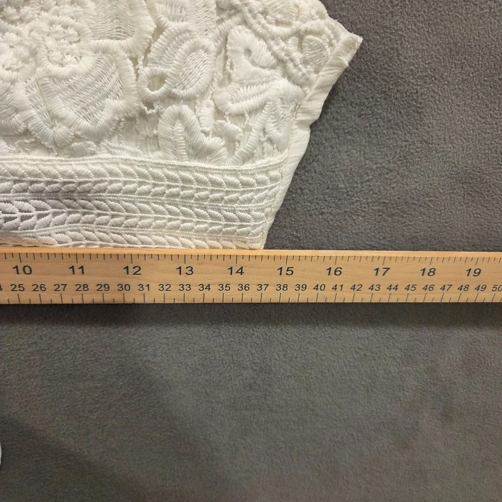 Aeropostale Lace Bralette Bra Top Women's Medium Tie Back‎ Beach Festival Summer